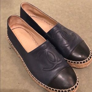 Chanel Espadrilles Size 5 in Navy